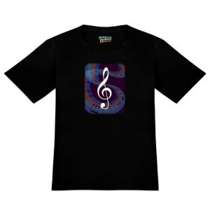 Music Store חולצות של להקות חולצה של מפתח סול